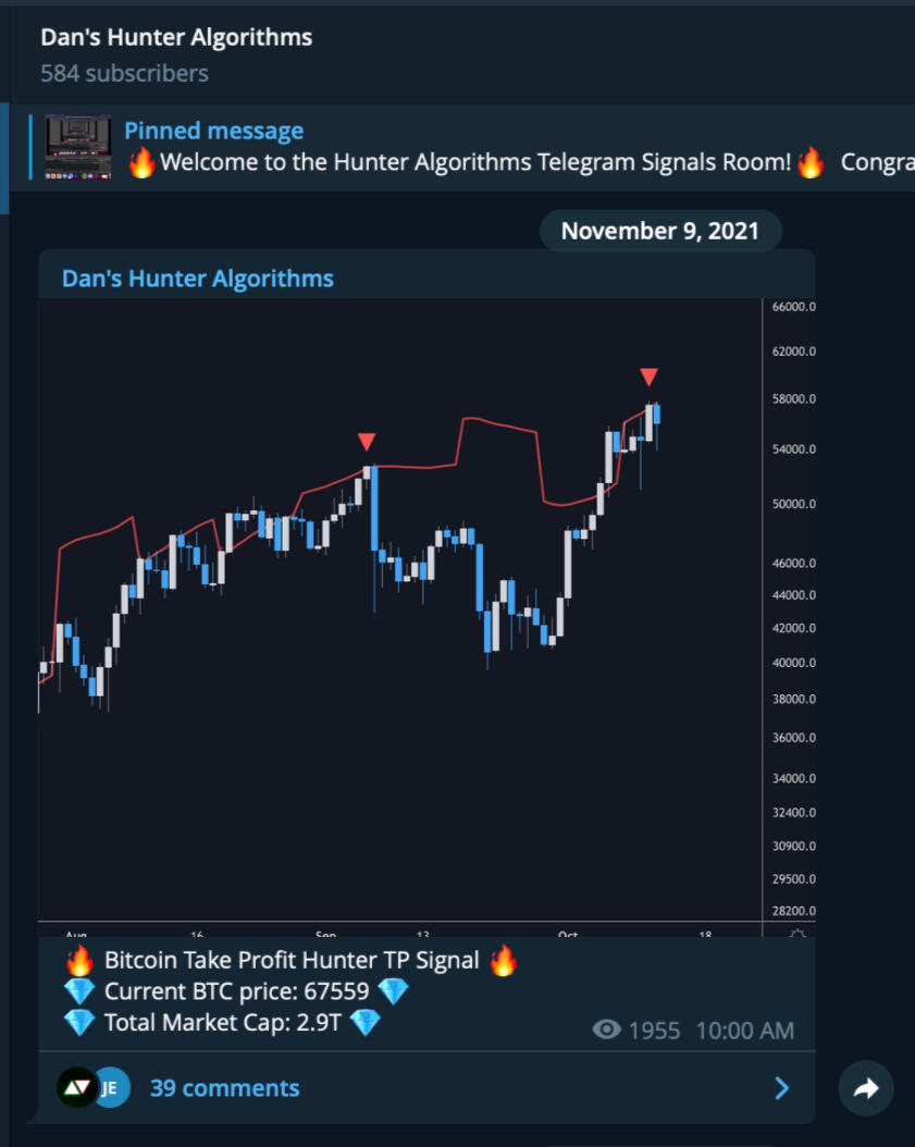 Imagine being told to sell the top of the crypto market
