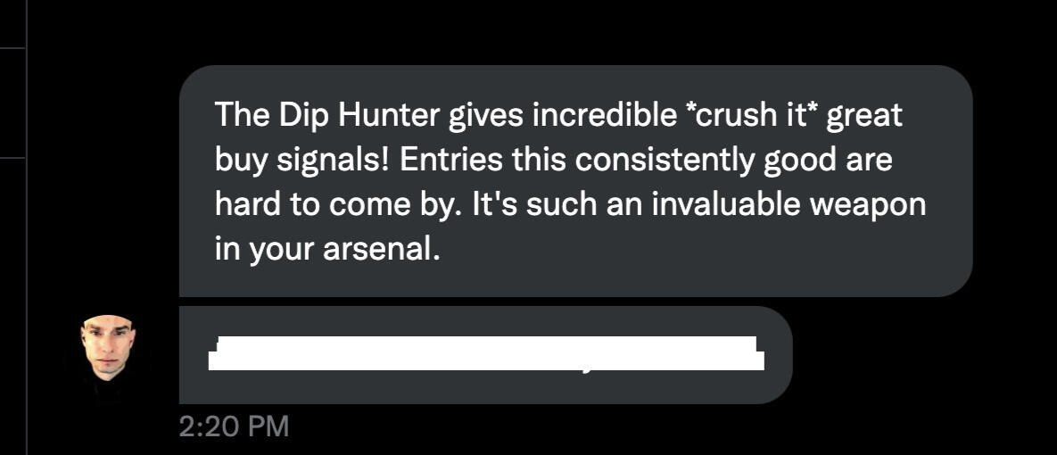 You saved me time and stress from looking at charts all day. 68% profit in less than 2 months. $95,000 in profit
